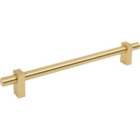Brushed Gold Brass / Gold Pulls