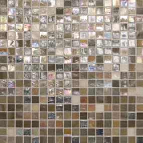 Mosaic Barcelona Glass Brown Tile