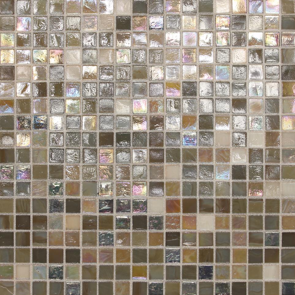 Mosaic Barcelona Glass Brown Tile