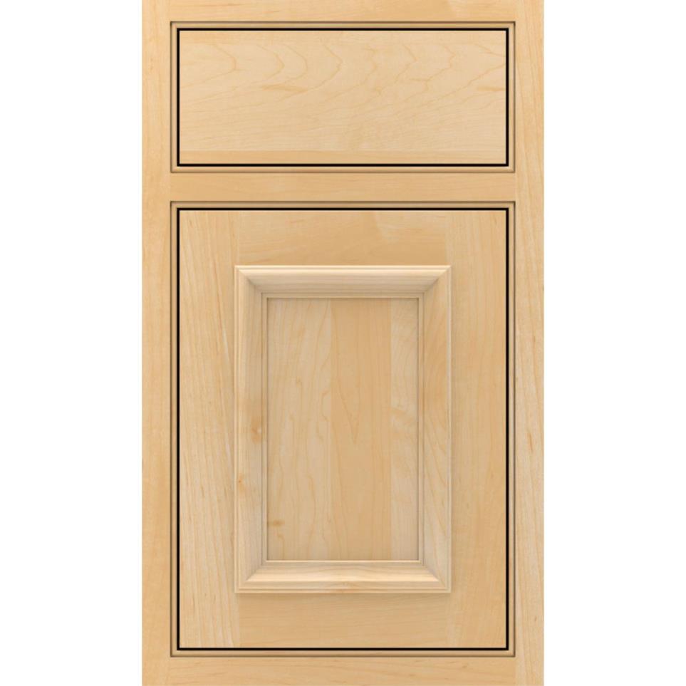 Square Natural Light Finish Square Cabinets