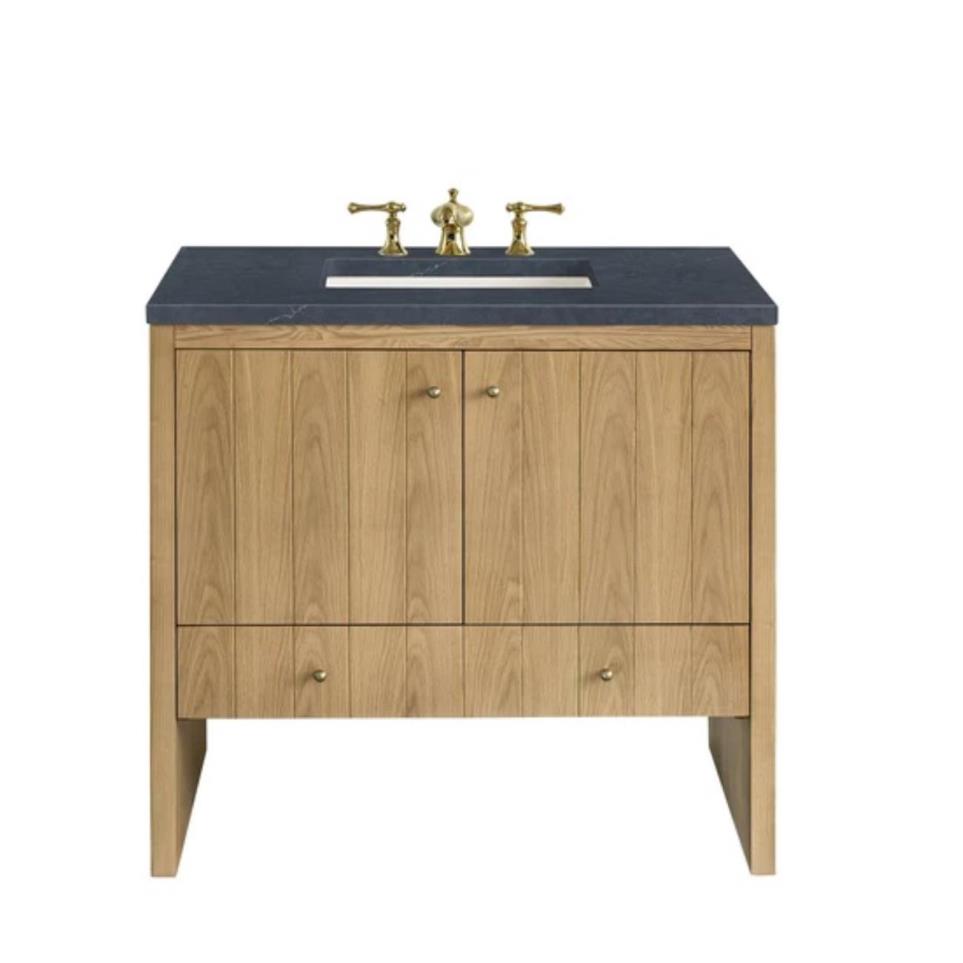 Base with Sink Top Light Oak Light Finish Vanities