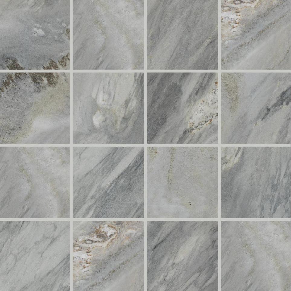 Mosaic Bleu Matte Gray Tile