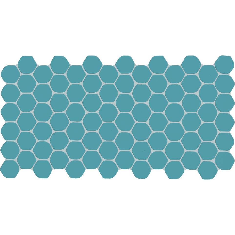 Mosaic Ocean Blue Matte Blue Tile