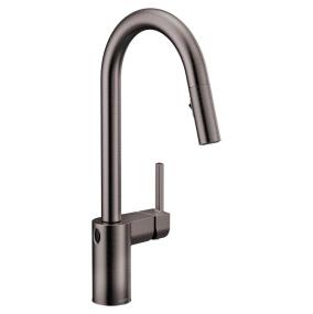 Kitchen Black/Stainless Steel Black Faucets