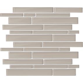 Mosaic Taupe Glass Beige/Tan Tile