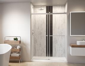 Kit White Marble White Showers