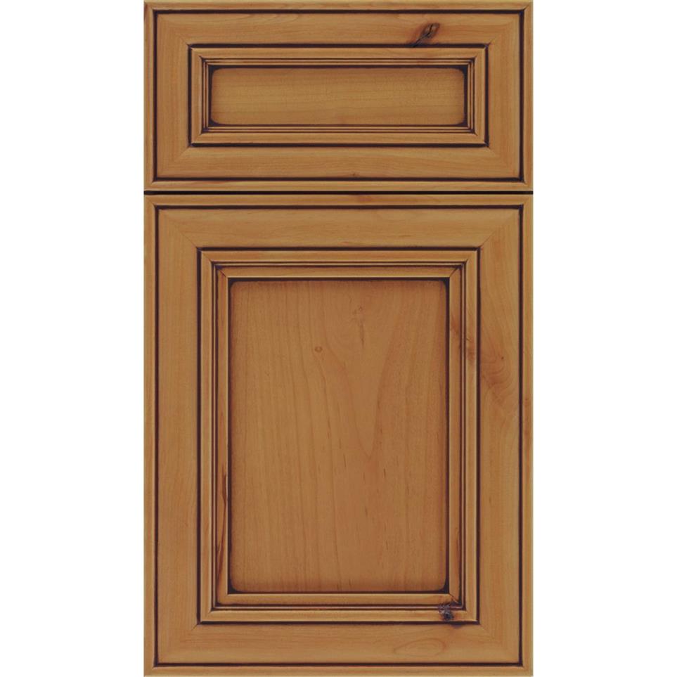 Square Ginger Mocha Glaze Glaze - Stain Square Cabinets