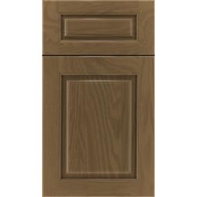 Square Frappe Medium Finish Square Cabinets
