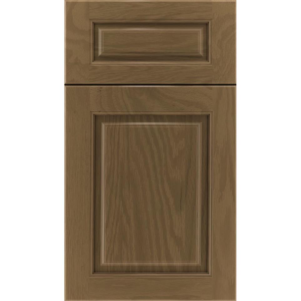 Square Frappe Medium Finish Square Cabinets