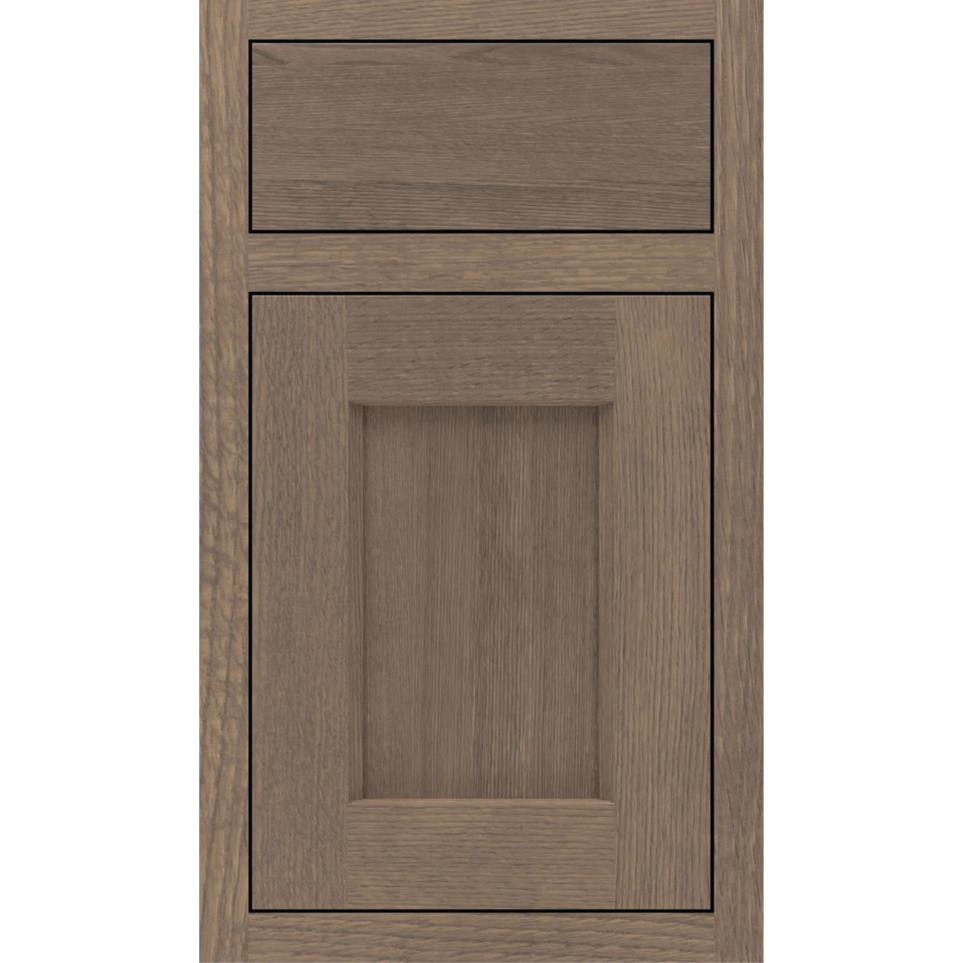 Square Cliff Medium Finish Square Cabinets
