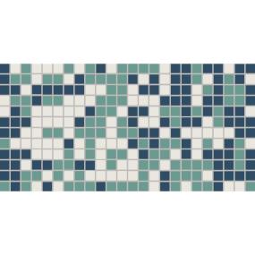 Mosaic Optimistic Blend Matte Blue Tile