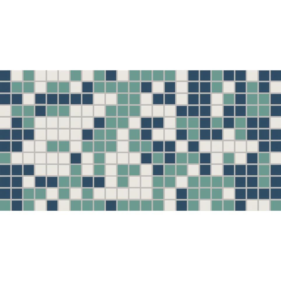 Mosaic Optimistic Blend Matte Blue Tile