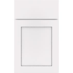 Square White With Amaretto Creme Detail Glaze - Paint Square Cabinets