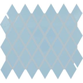 Mosaic Waterfall Glossy Blue Tile