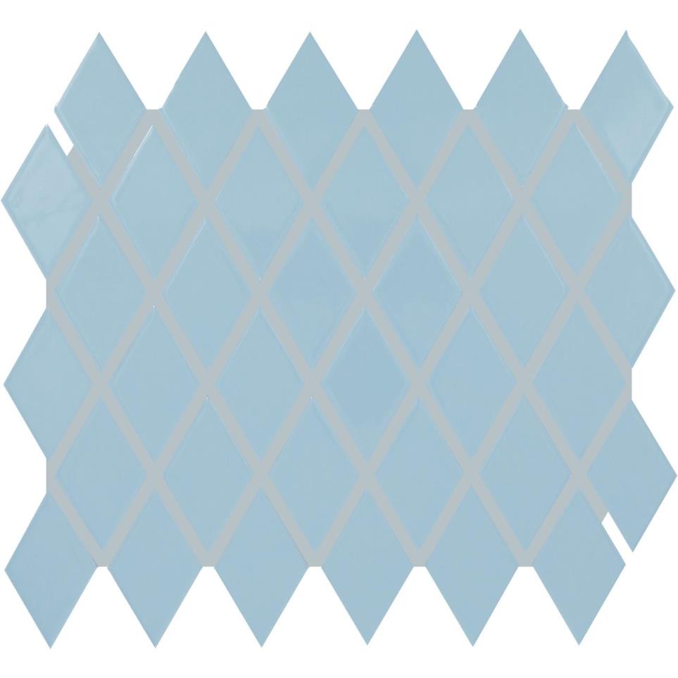 Mosaic Waterfall Glossy Blue Tile