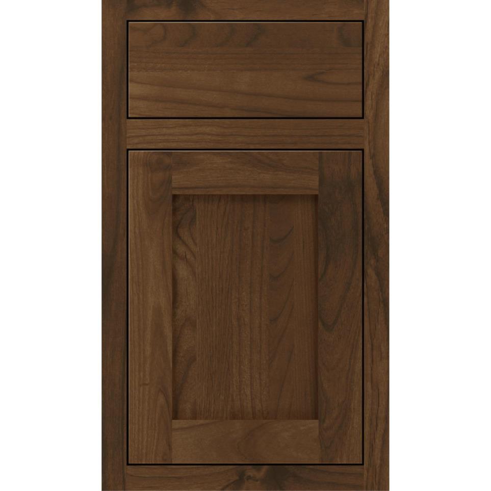 Square Mink Dark Finish Square Cabinets