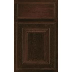 Square Chocolate Dark Finish Square Cabinets