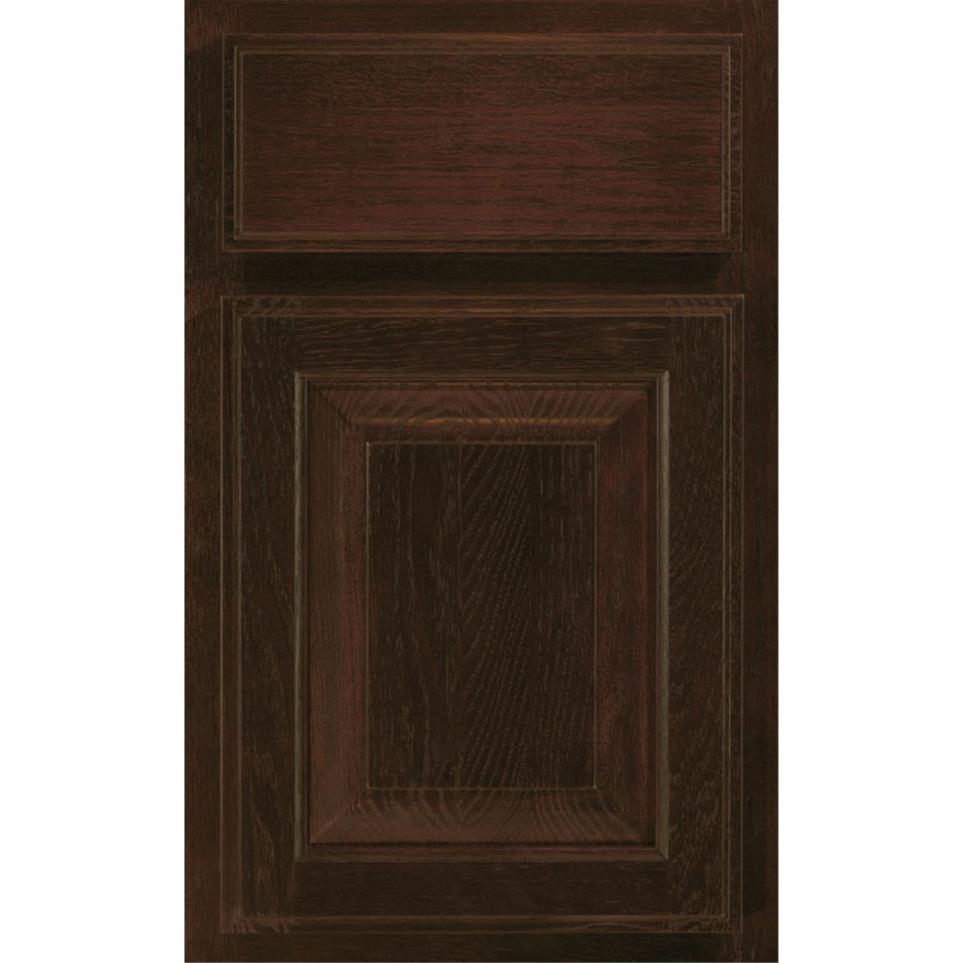 Square Chocolate Dark Finish Square Cabinets