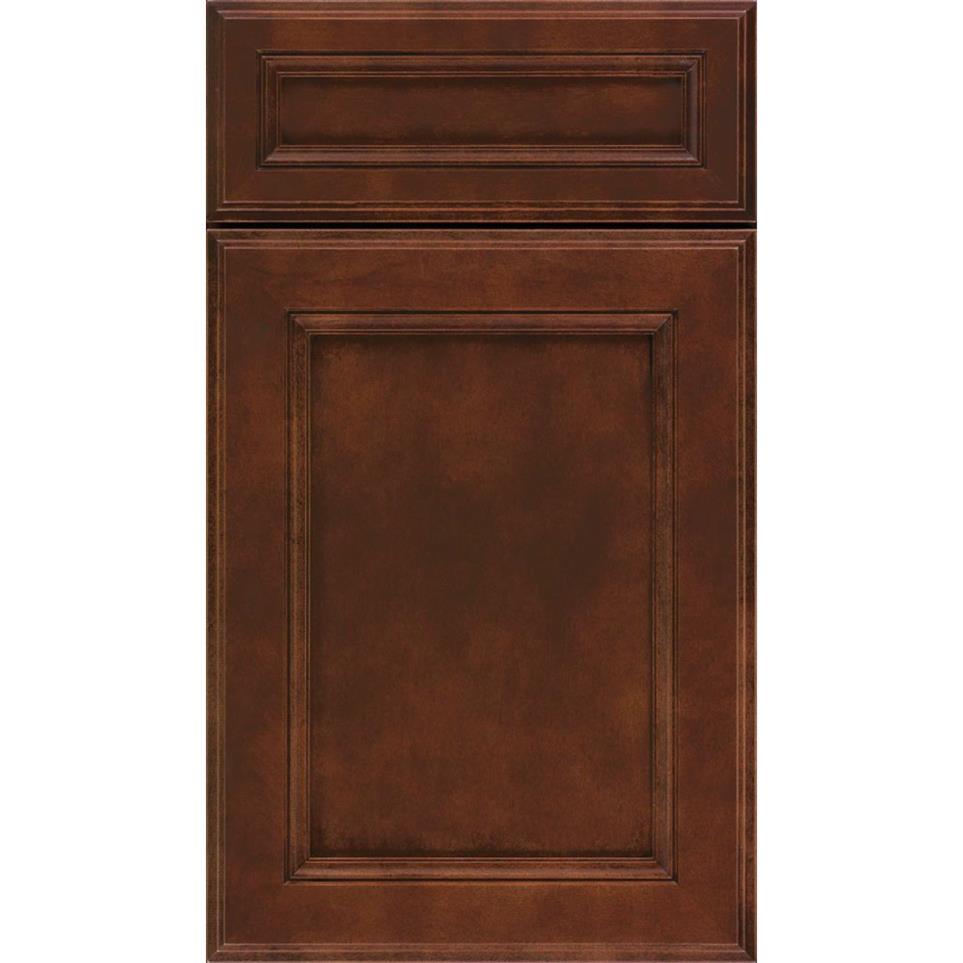 Square Cafe Dark Finish Square Cabinets
