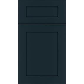 5 Piece Gunmetal Blue Dark Finish 5 Piece Cabinets