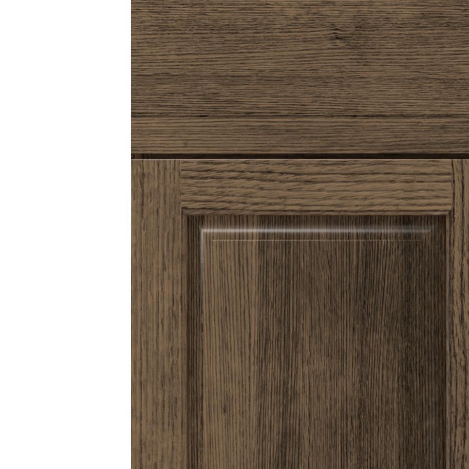 Square Gunny Relic Dark Finish Square Cabinets