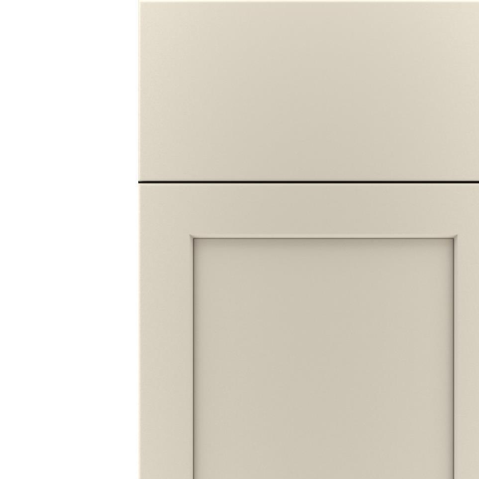 Square Satin Daybreak Paint - Grey Square Cabinets