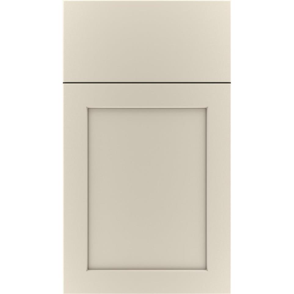 Square Satin Daybreak Paint - Grey Square Cabinets