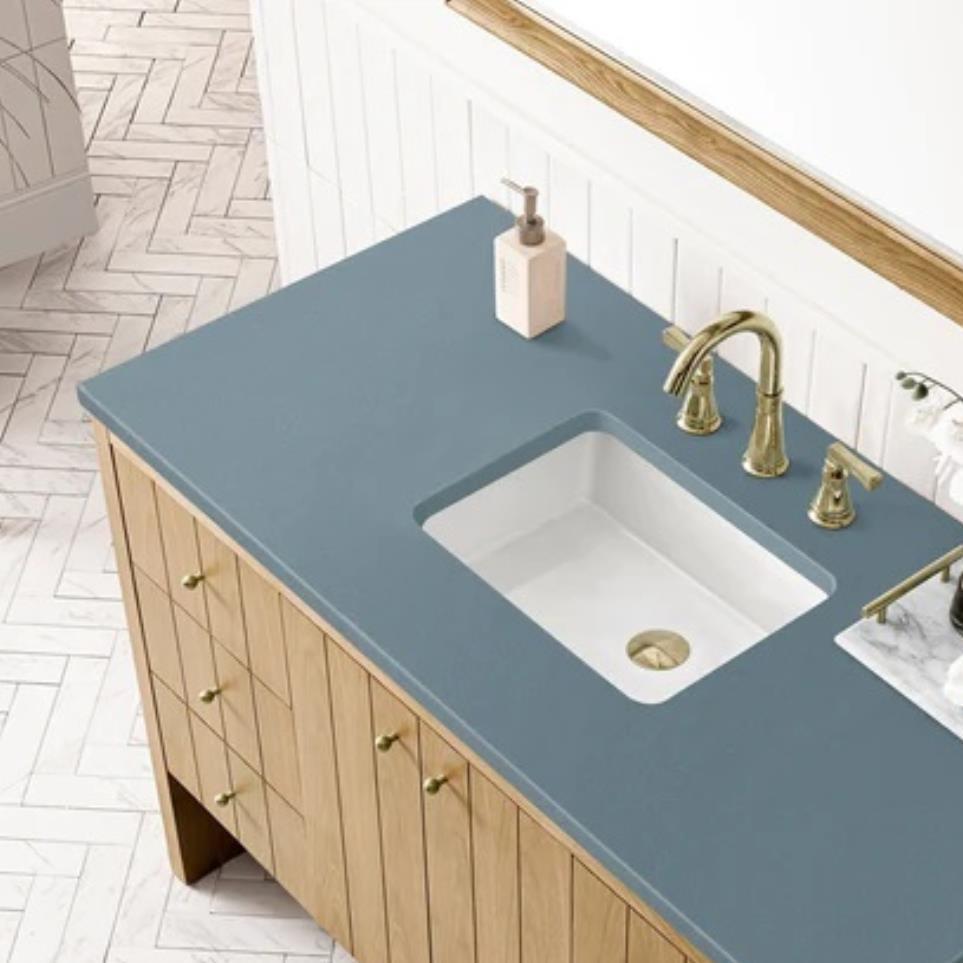 Base with Sink Top Light Oak Light Finish Vanities