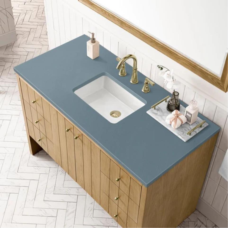 Base with Sink Top Light Oak Light Finish Vanities