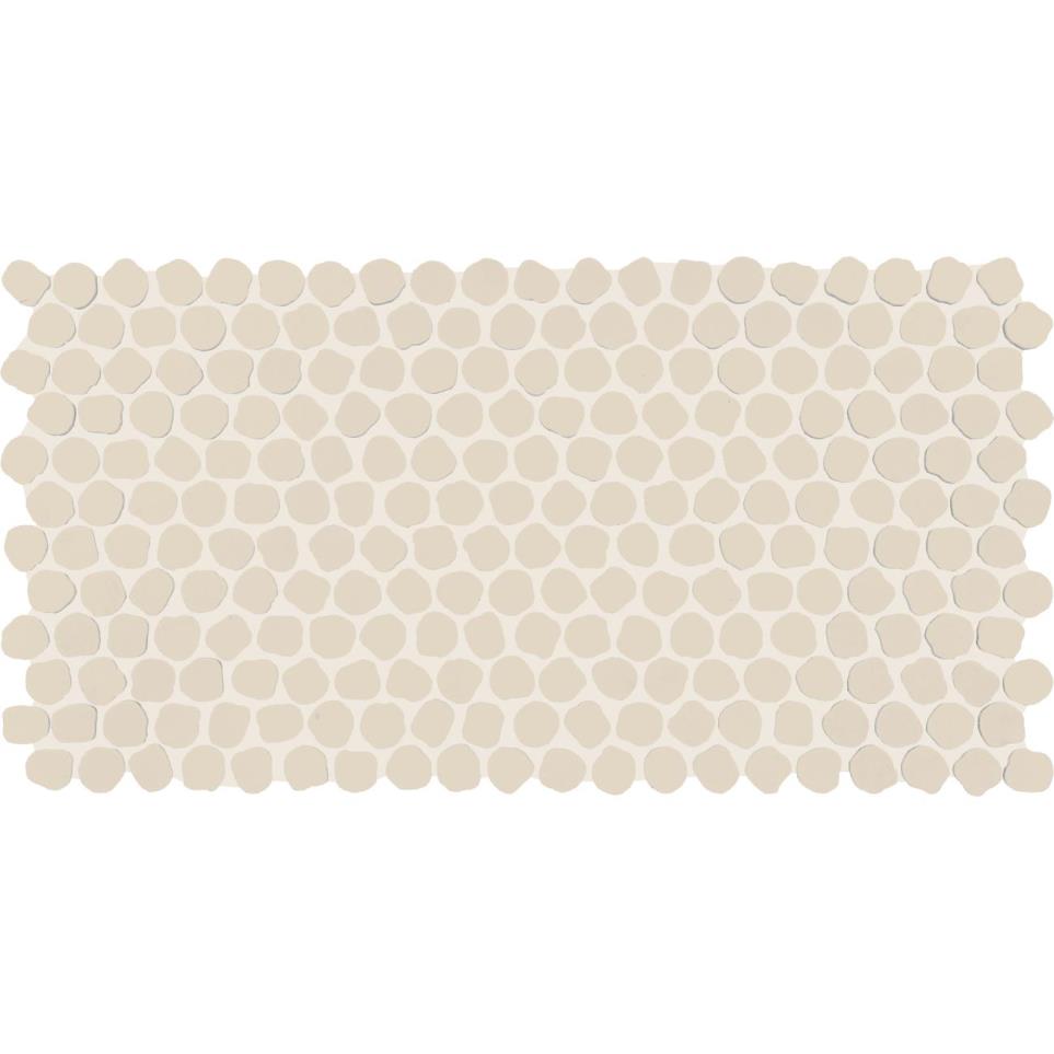 Mosaic Almond Matte Beige/Tan Tile