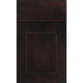 Square Chocolate Dark Finish Square Cabinets