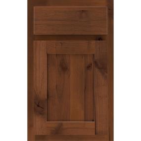 Square Tundra Dark Finish Square Cabinets