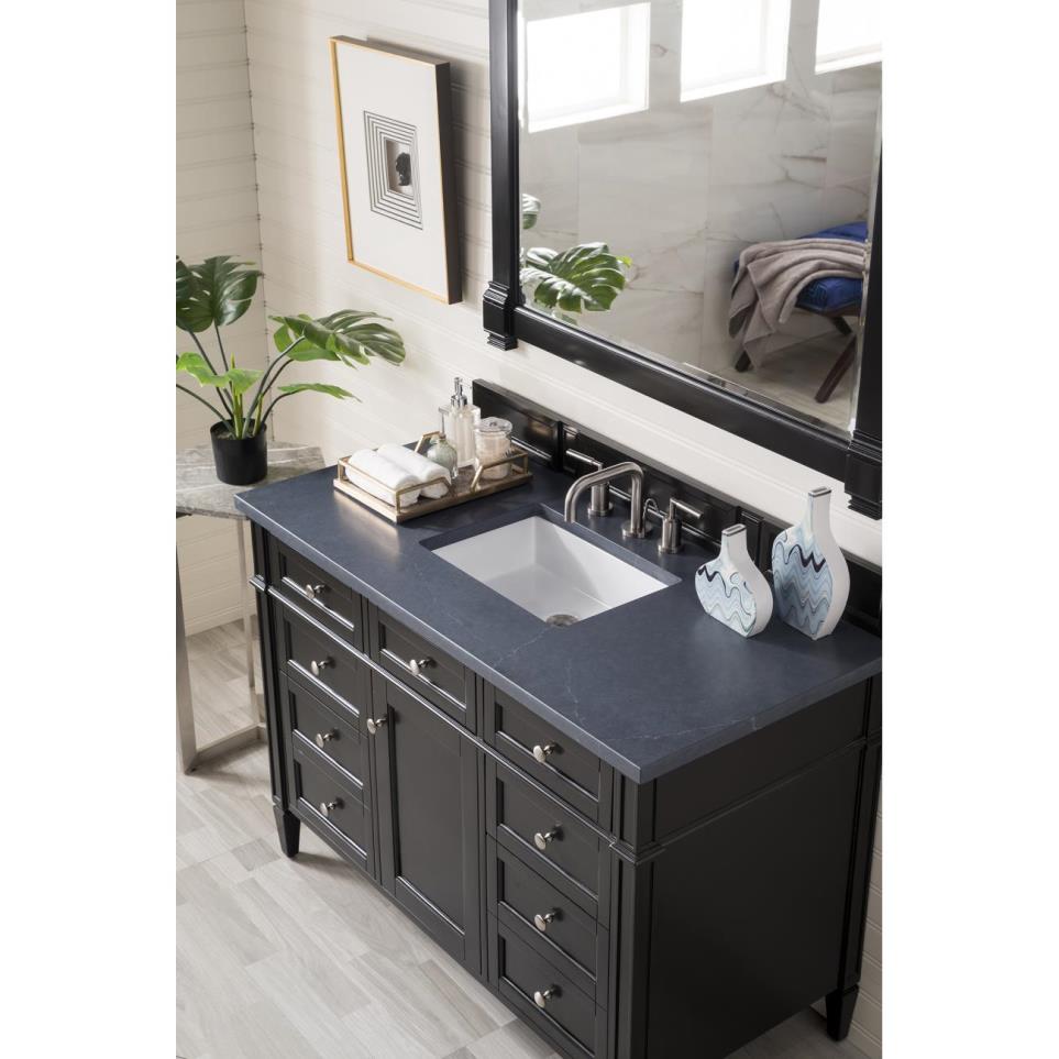 Base with Sink Top Black Onyx Grey / Black Vanities