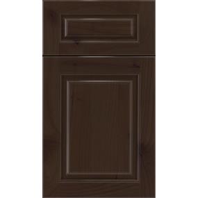 Square Cappuccino Dark Finish Square Cabinets