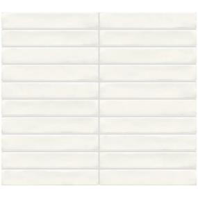 Mosaic Coconut Glossy White Tile