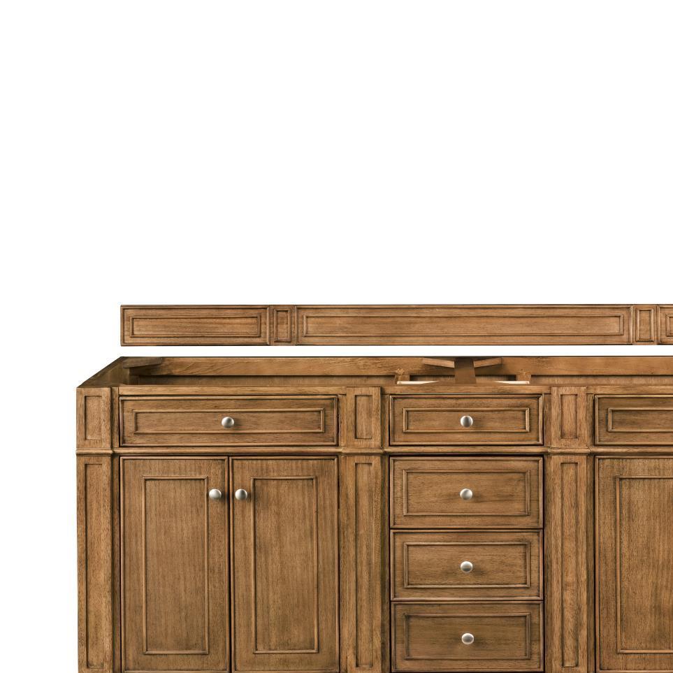 Base with Sink Top Saddle Brown Medium Finish Vanities