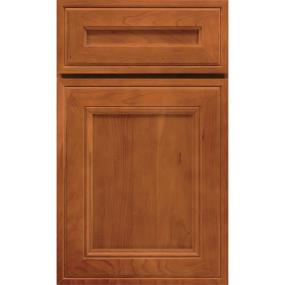 Square Cattail Medium Finish Square Cabinets