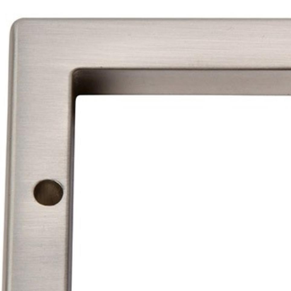 Square Base Brushed Nickel Nickel Bases