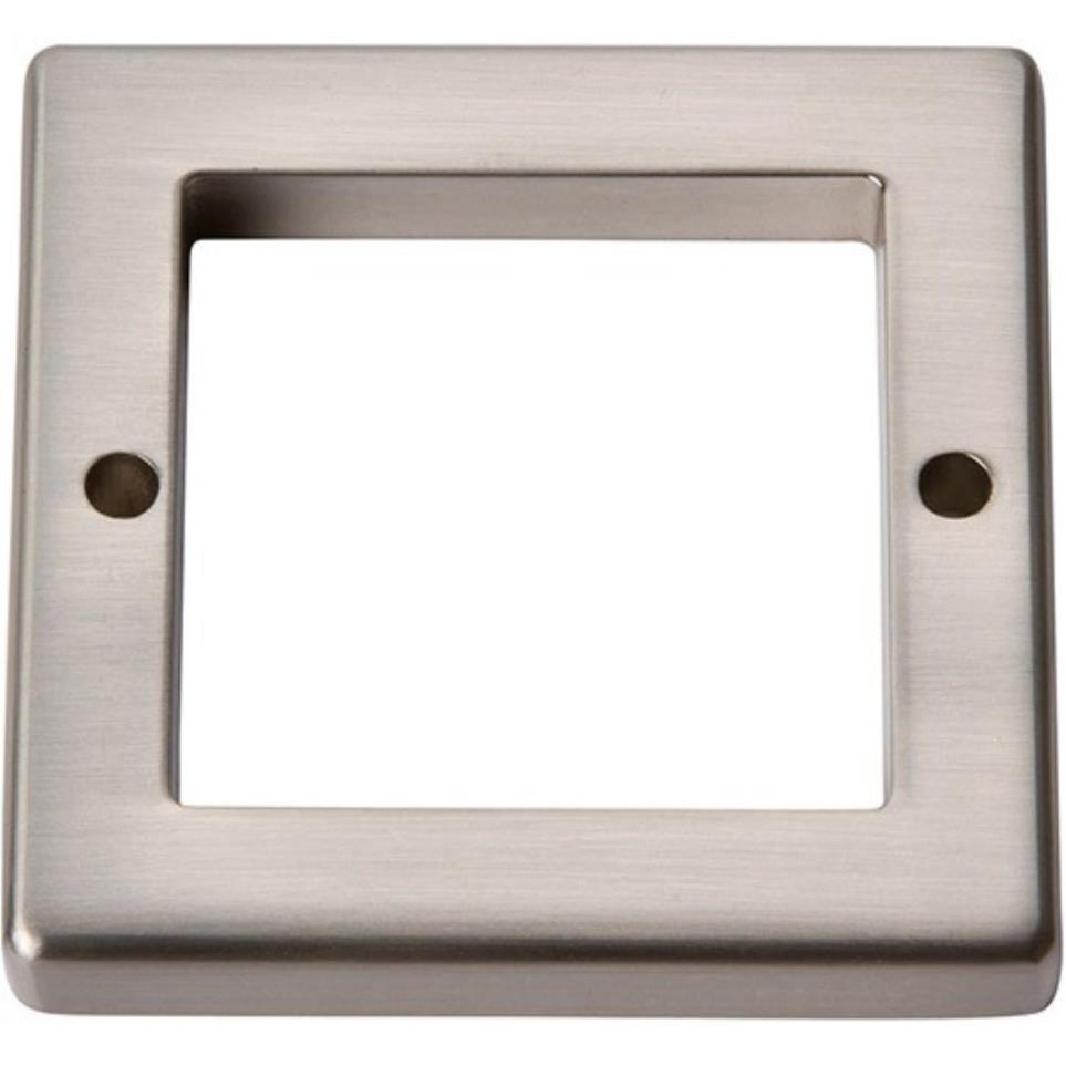 Square Base Brushed Nickel Nickel Bases