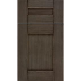 Square Weathered Slate Dark Finish Square Cabinets