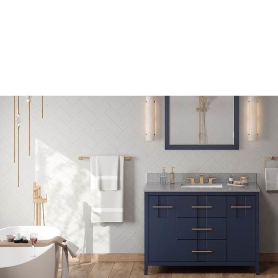 Base with Sink Top Hale Blue Blue / Purple Vanities