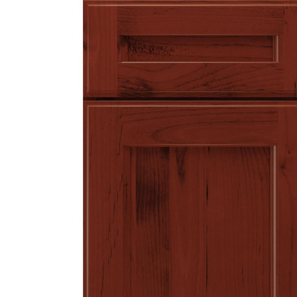 5 Piece Marsala Dark Finish 5 Piece Cabinets