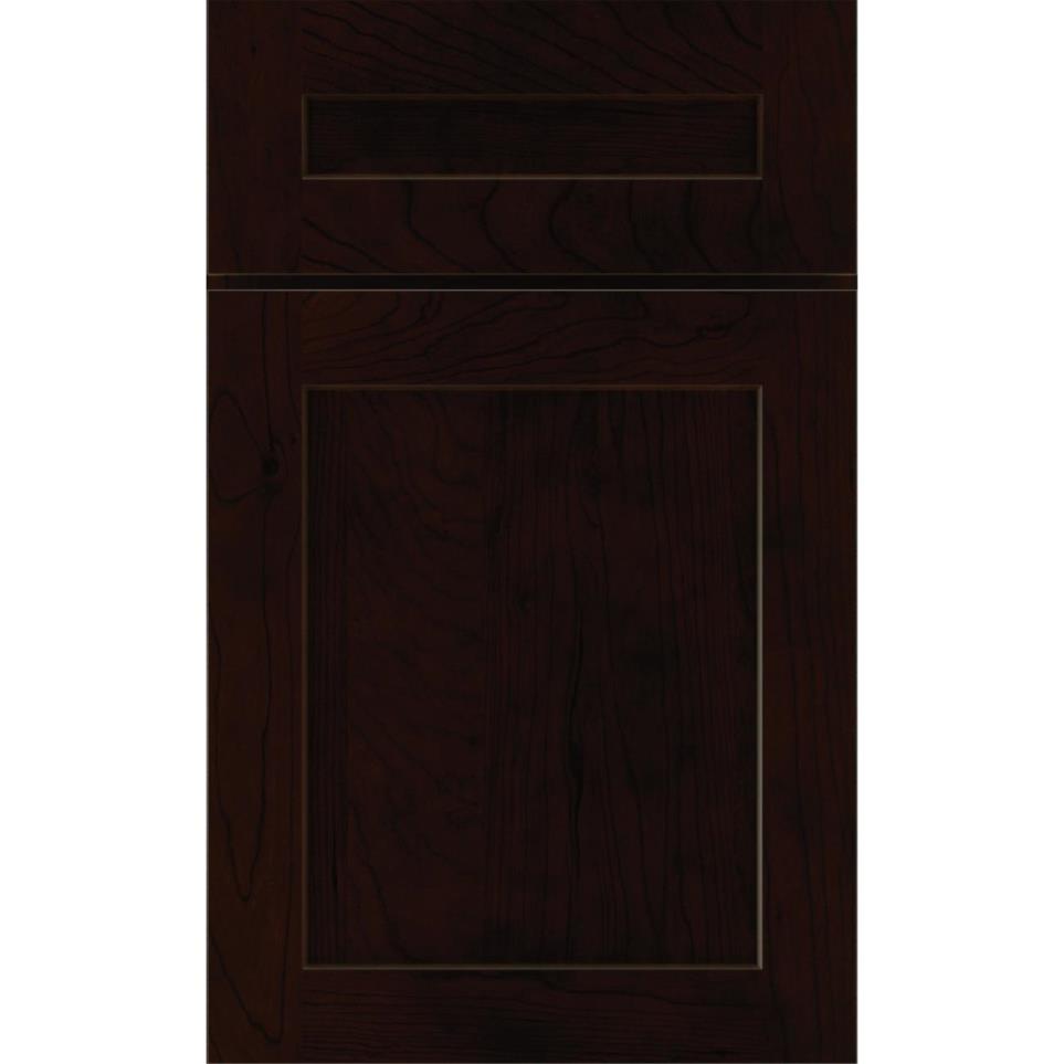 5 Piece Chocolate Dark Finish 5 Piece Cabinets