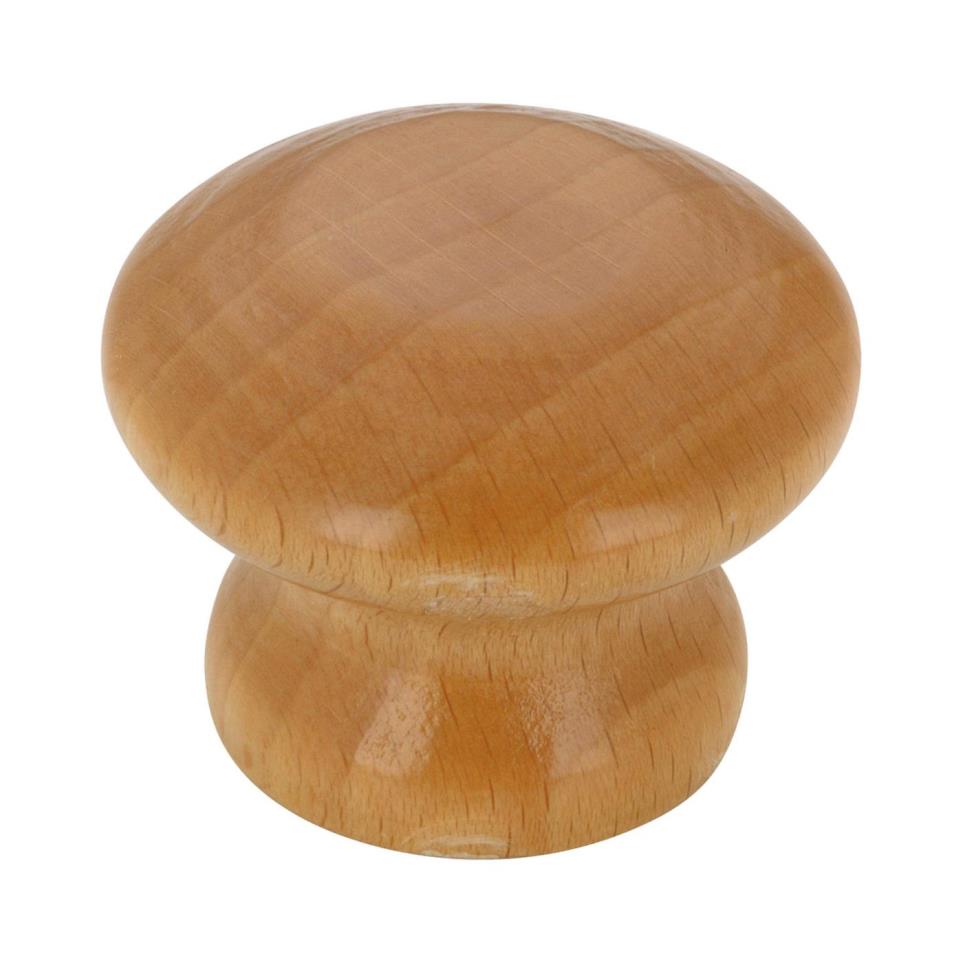 Knob Natural Maple Light Finish Knobs