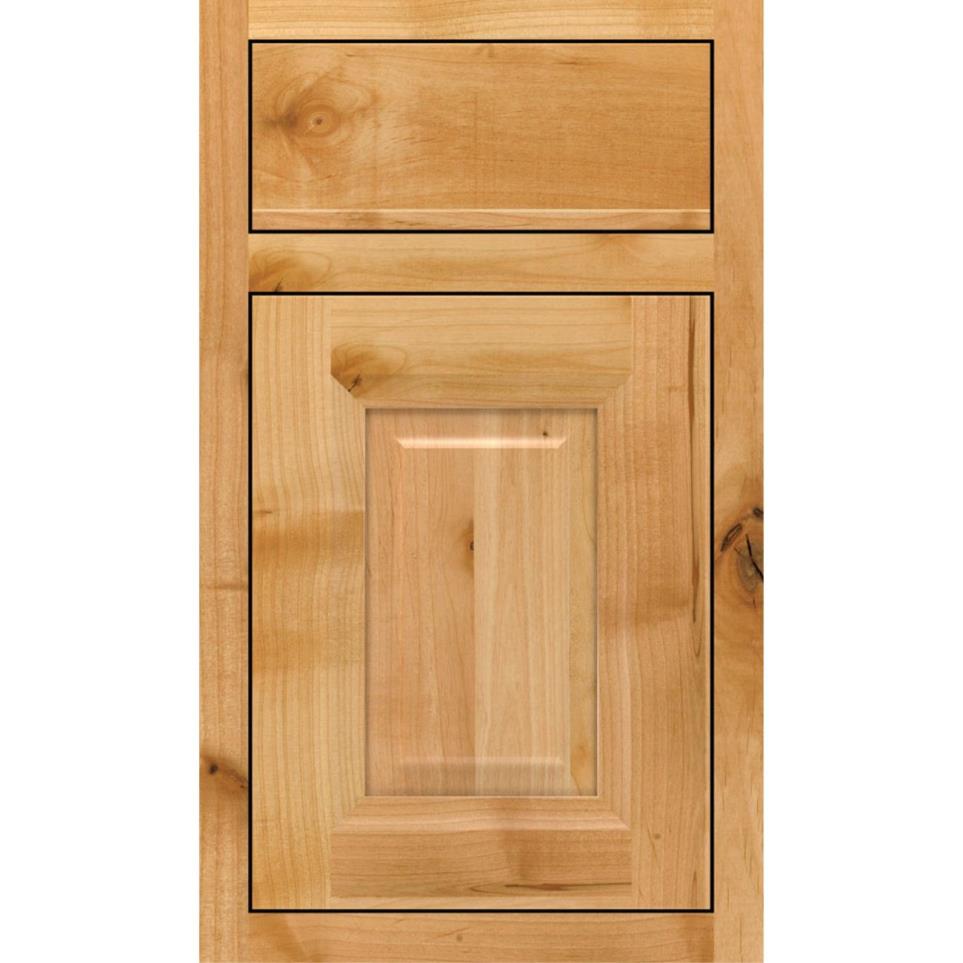 Square Natural Light Finish Square Cabinets