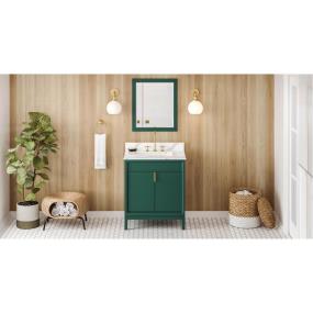 Base with Sink Top Green Green Vanities