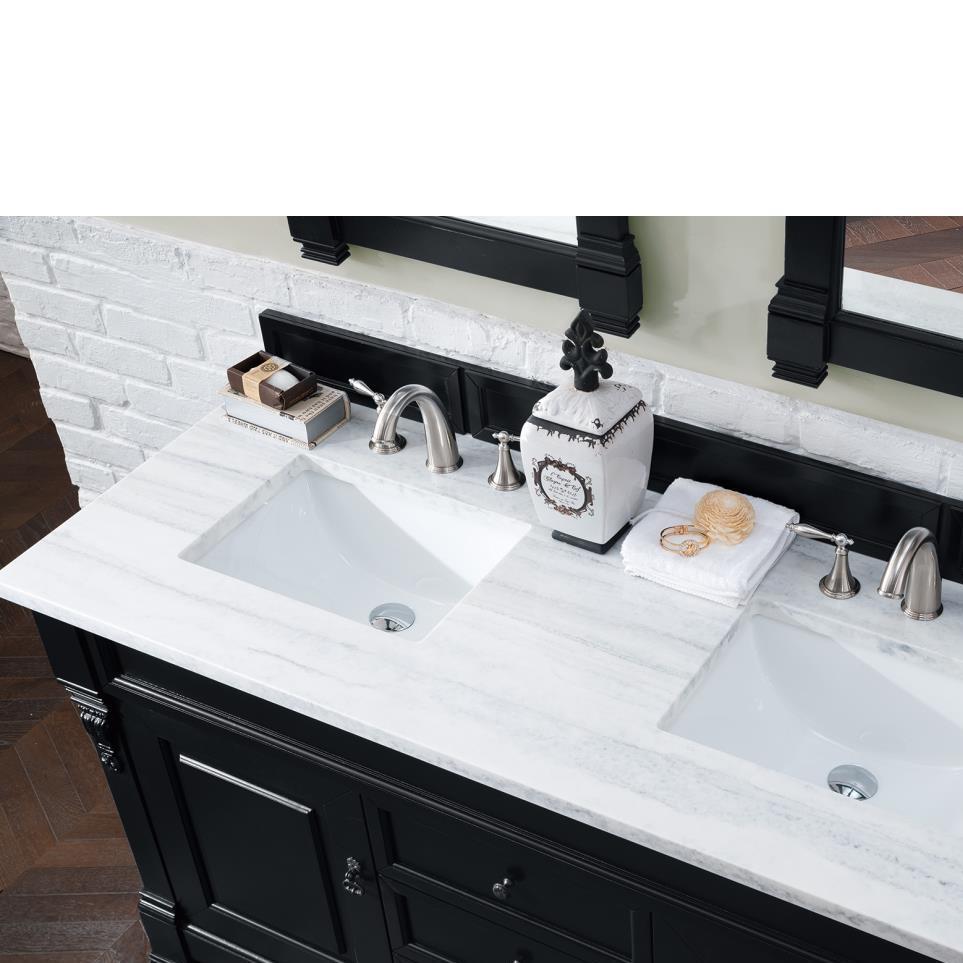 Base with Sink Top Antique Black Grey / Black Vanities