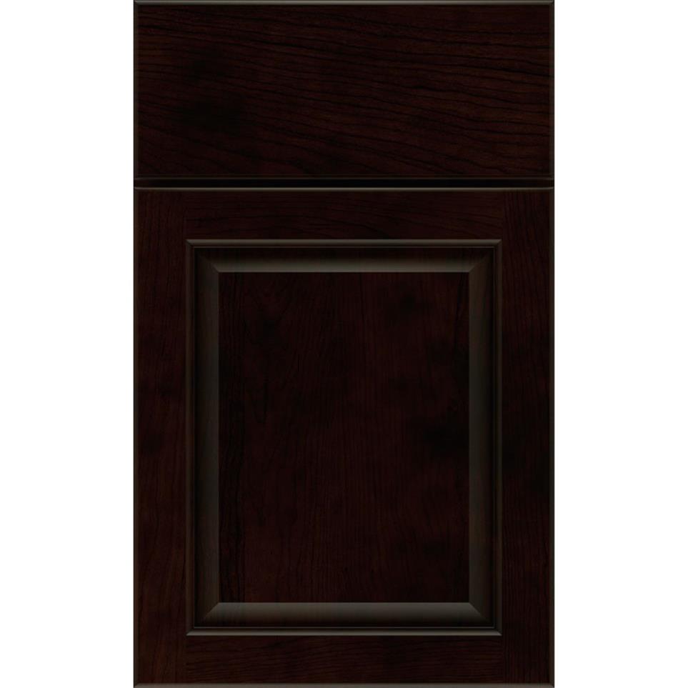 Square Chocolate Dark Finish Square Cabinets