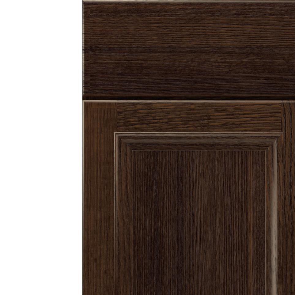 Square Rodeo Dark Finish Square Cabinets