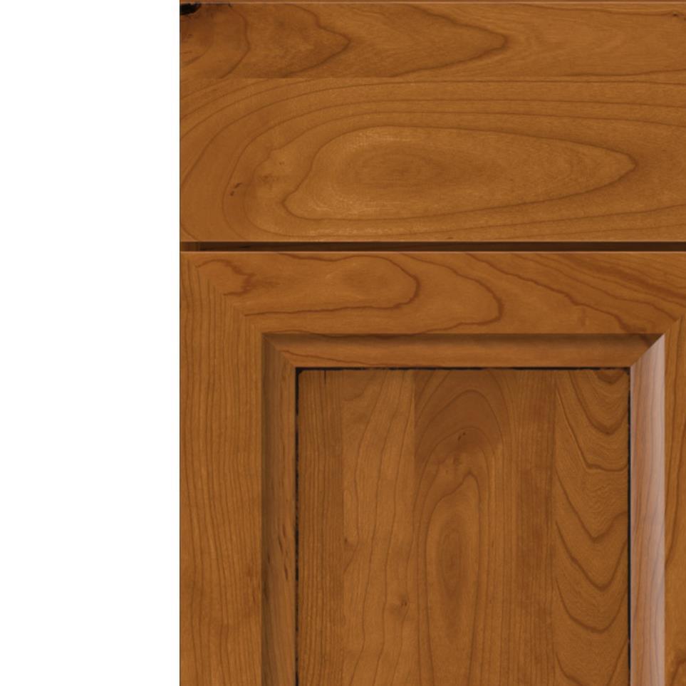 Square Palomino Medium Finish Square Cabinets